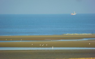 zicht op de noordzee